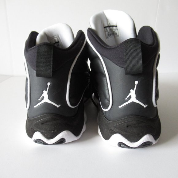 Jordan Pro Strong, Mid, Men's Size 10, Black/White/White, NEW - Picture 6 of 15